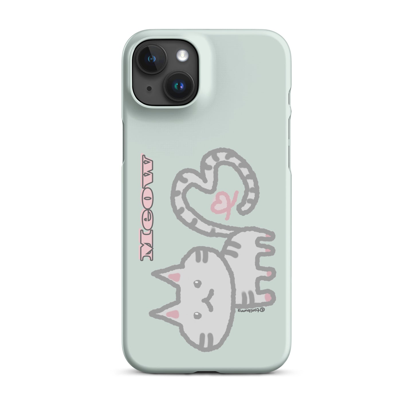 πΎ Meow Cat Mint iPhone Snap Case πΎ