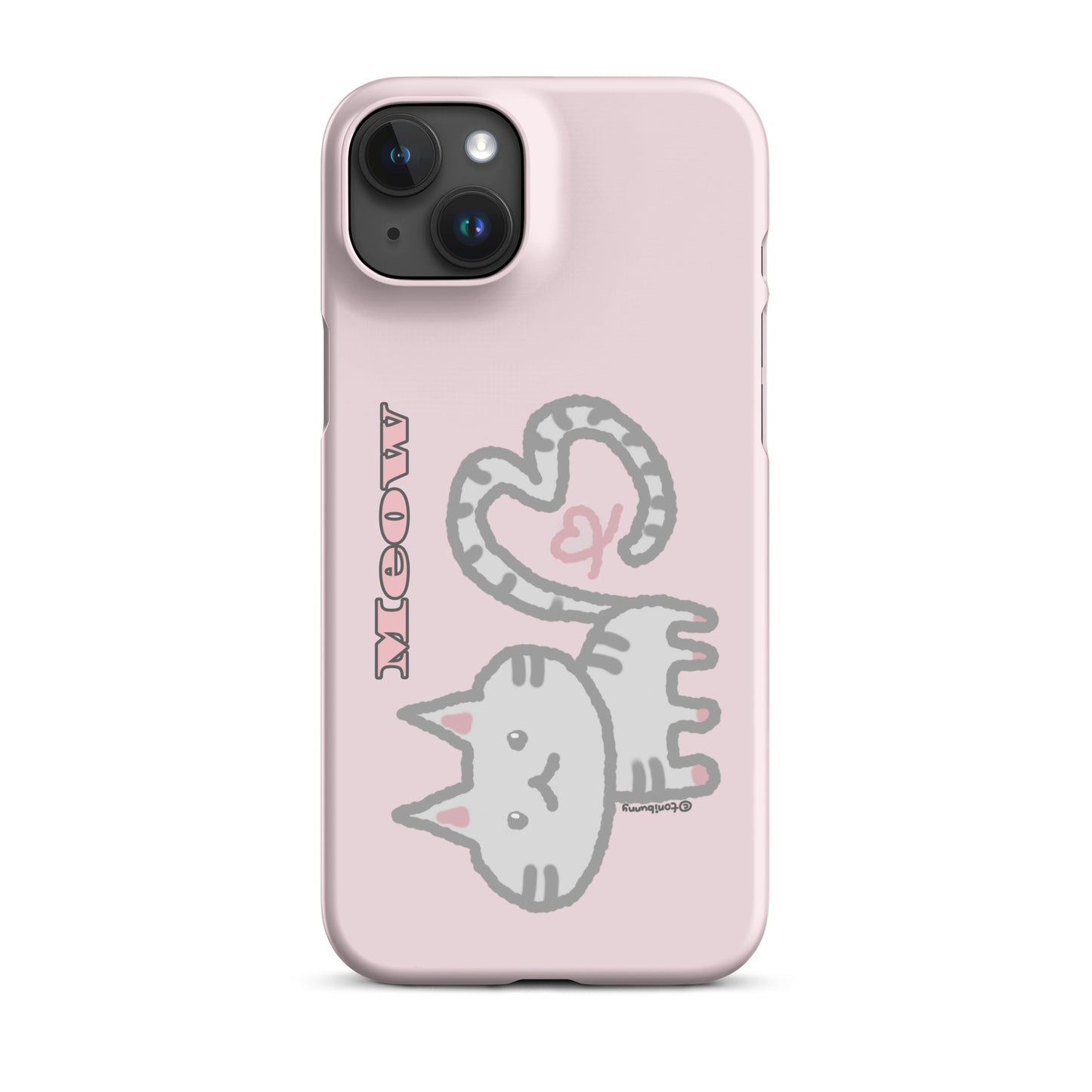 ๐พ Meow Cat Pink iPhone Snap Case ๐พ