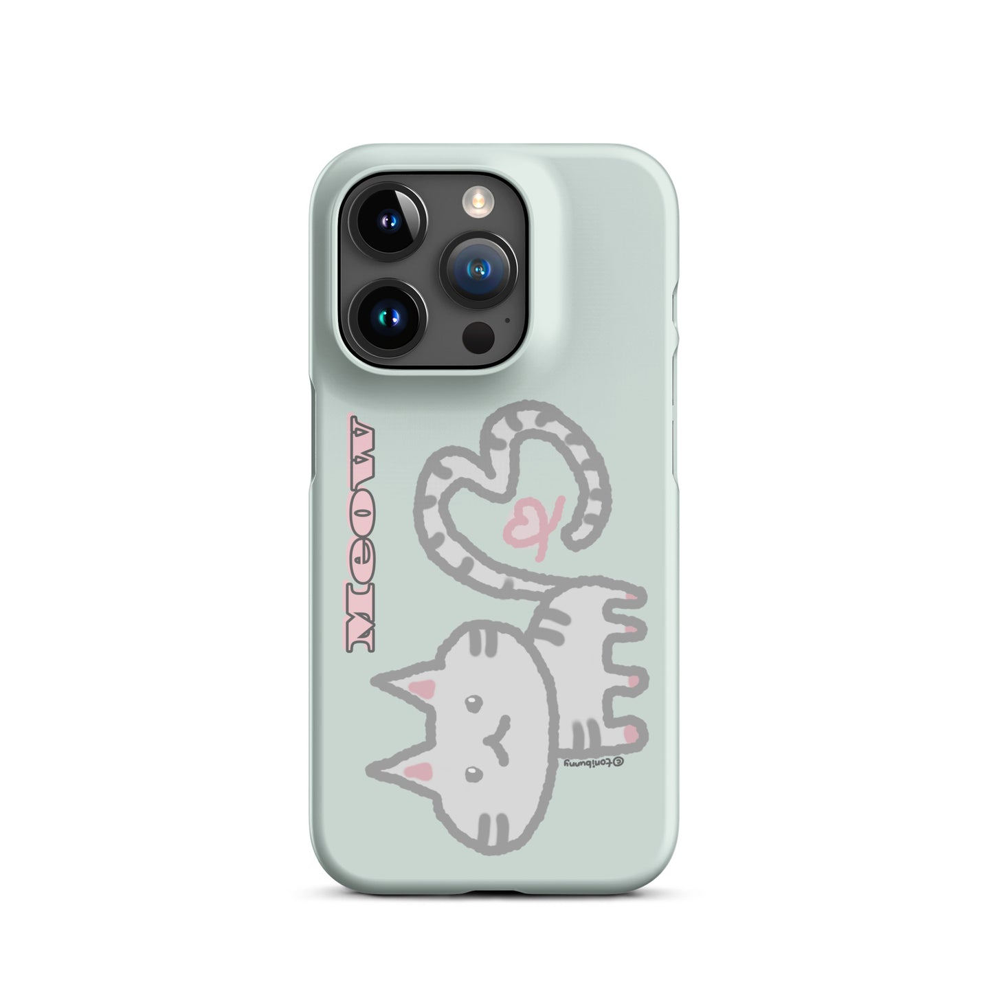 πΎ Meow Cat Mint iPhone Snap Case πΎ