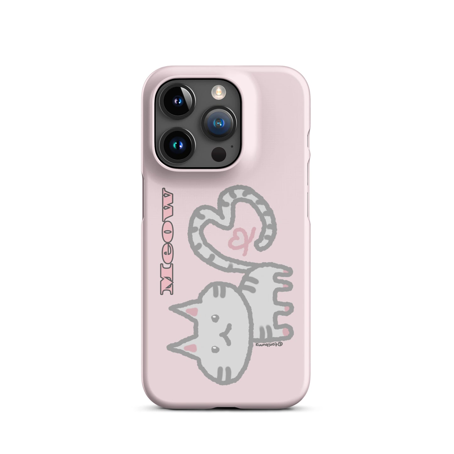 ๐พ Meow Cat Pink iPhone Snap Case ๐พ