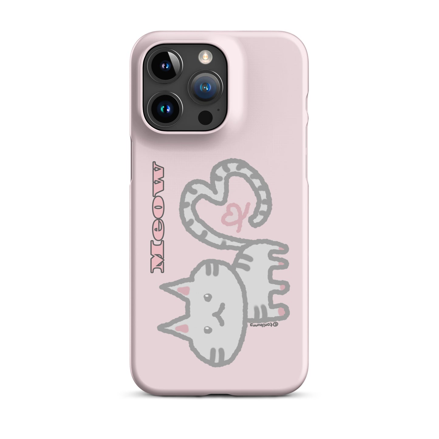 ๐พ Meow Cat Pink iPhone Snap Case ๐พ