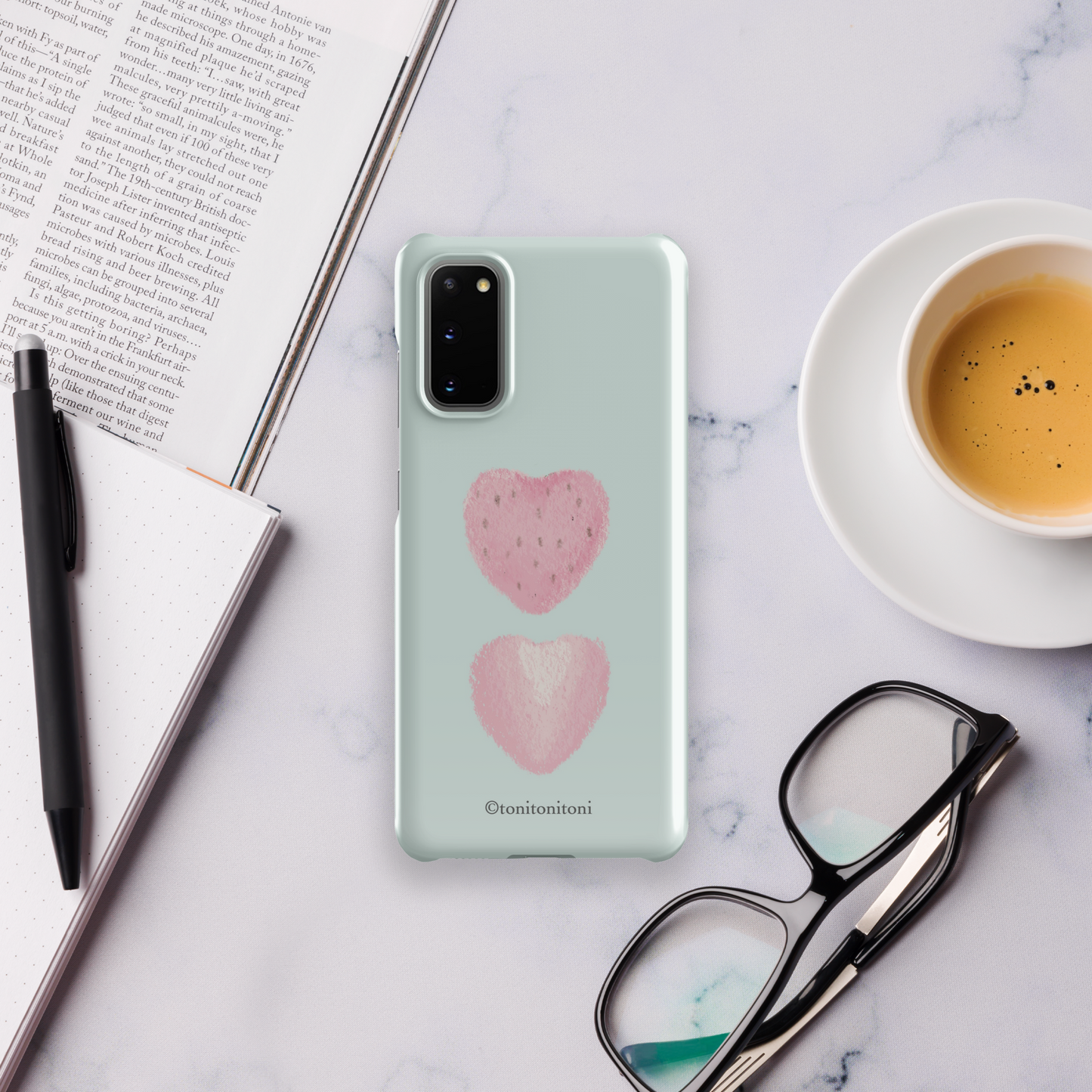 π Blue Strawberry Samsung Snap Case π