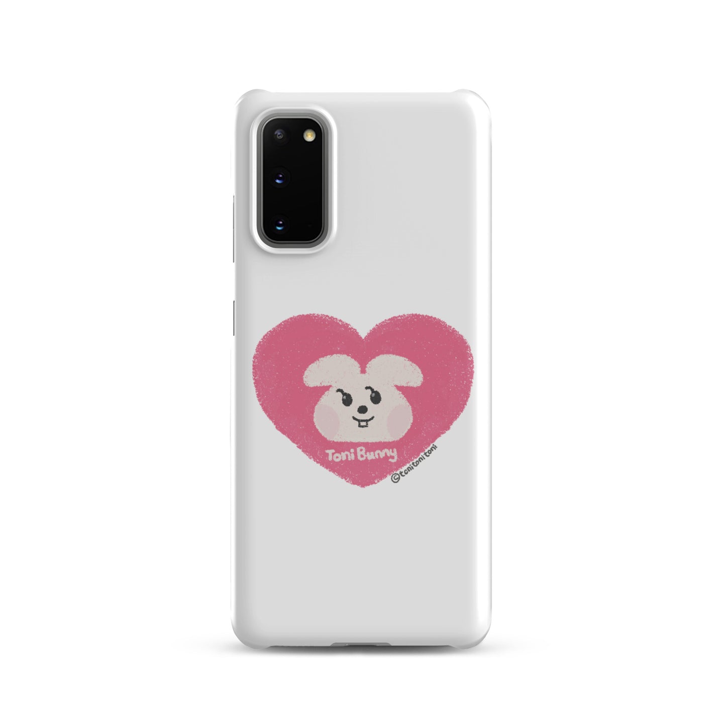 π ToniBunny Pink Heart Logo Samsung Snap Case π