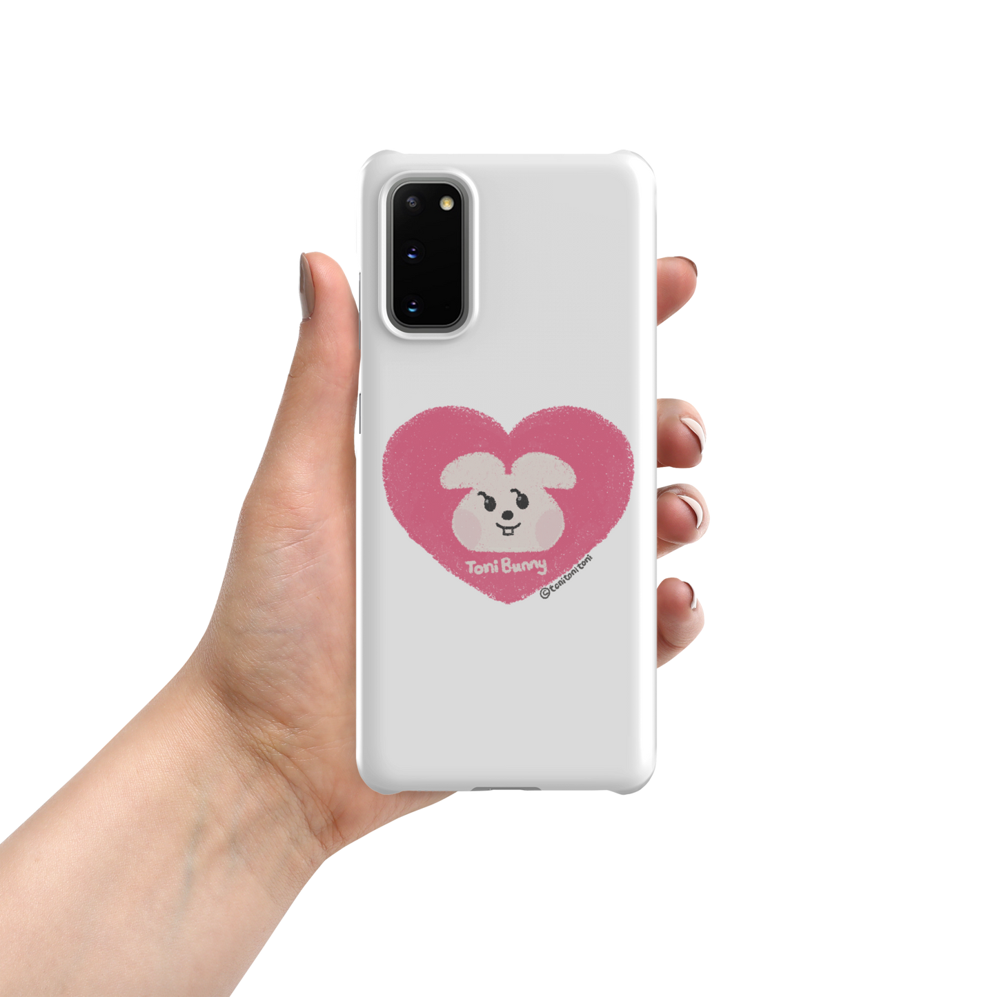 π ToniBunny Pink Heart Logo Samsung Snap Case π