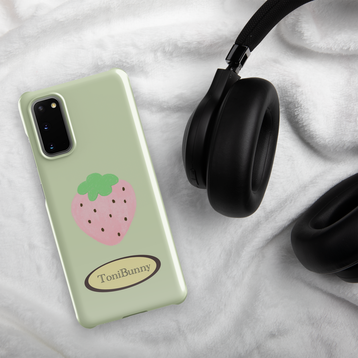 π Green Strawberry Samsung Snap Case π