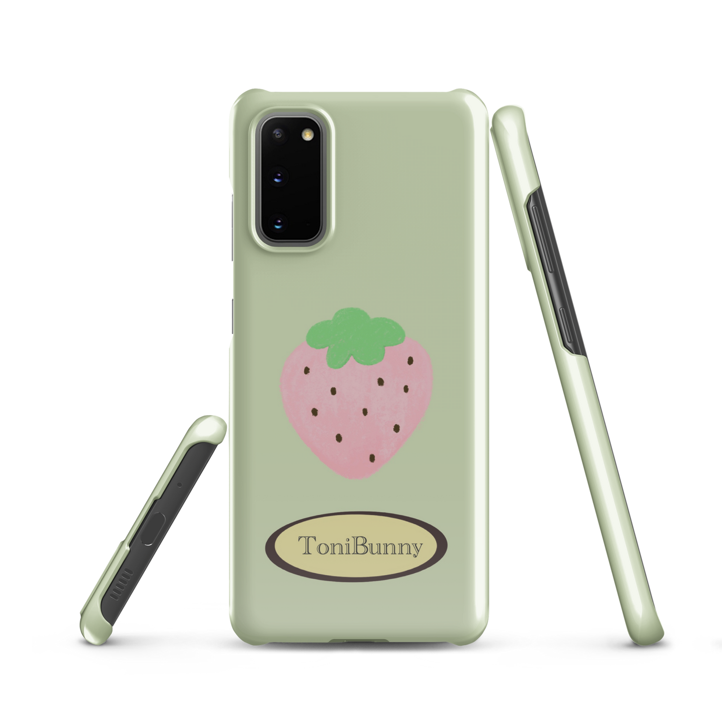 π Green Strawberry Samsung Snap Case π