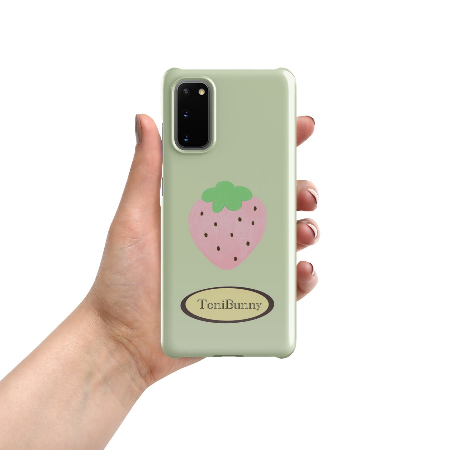 π Green Strawberry Samsung Snap Case π