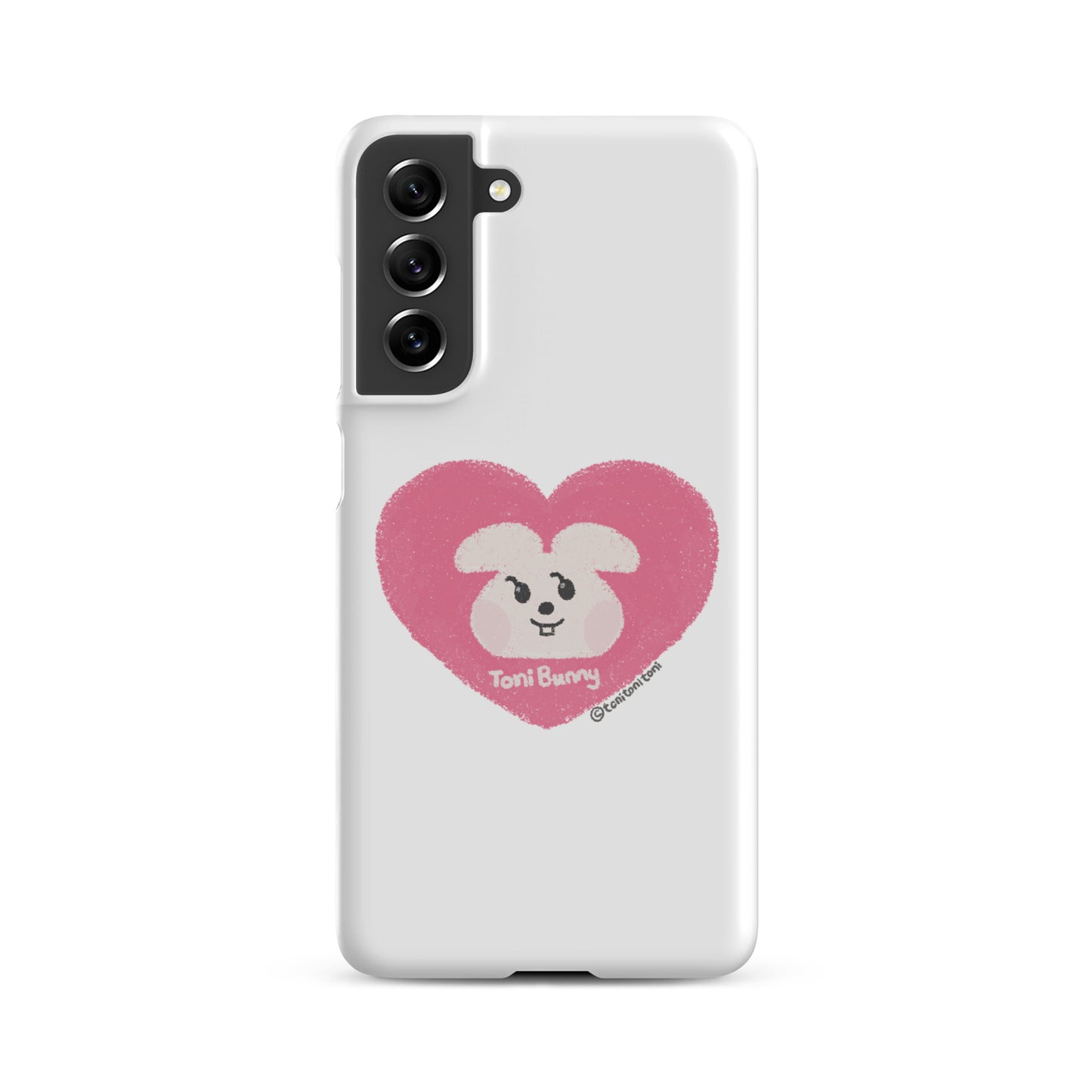 π ToniBunny Pink Heart Logo Samsung Snap Case π