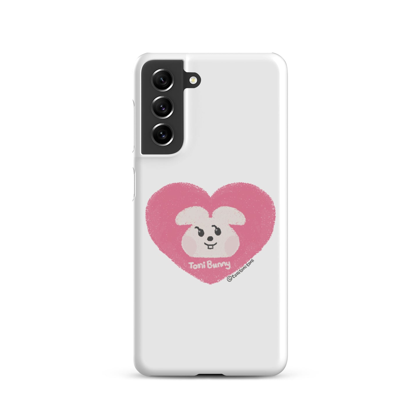 π ToniBunny Pink Heart Logo Samsung Snap Case π