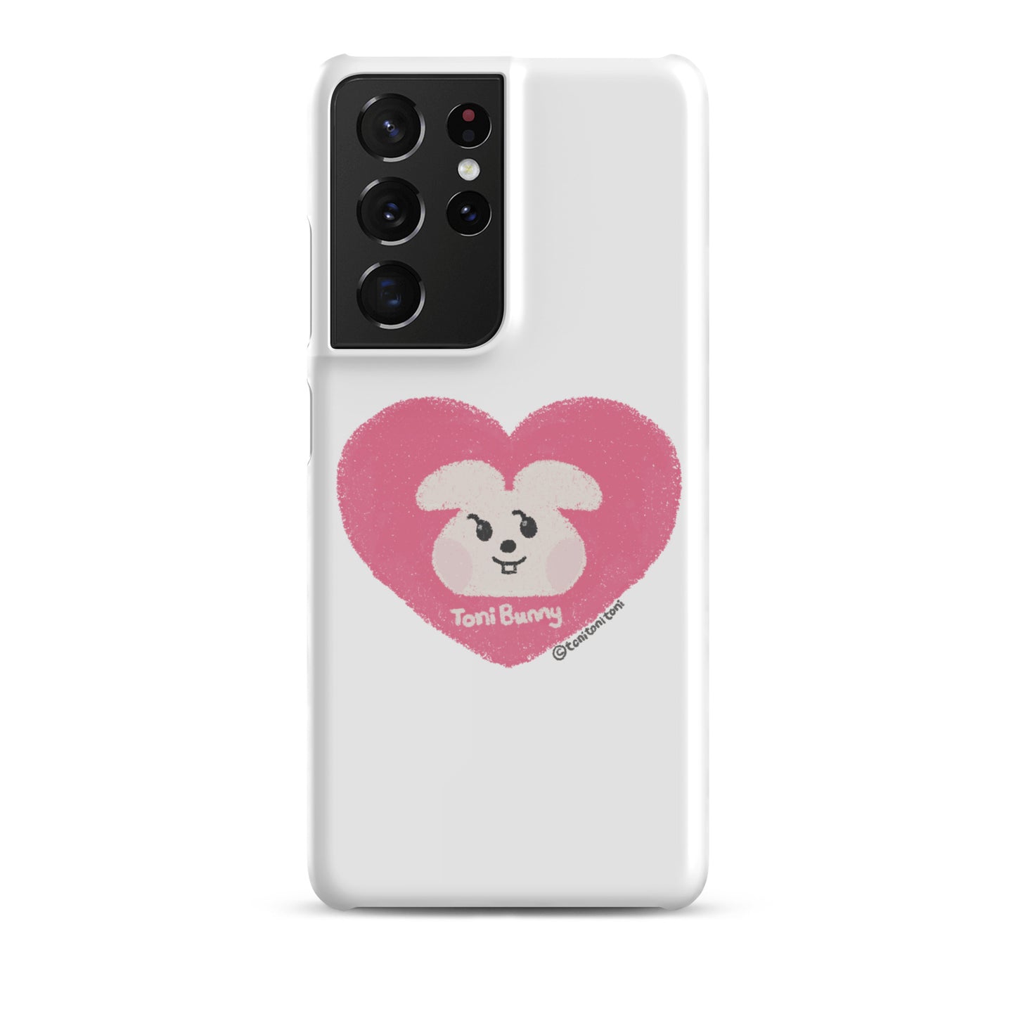 π ToniBunny Pink Heart Logo Samsung Snap Case π