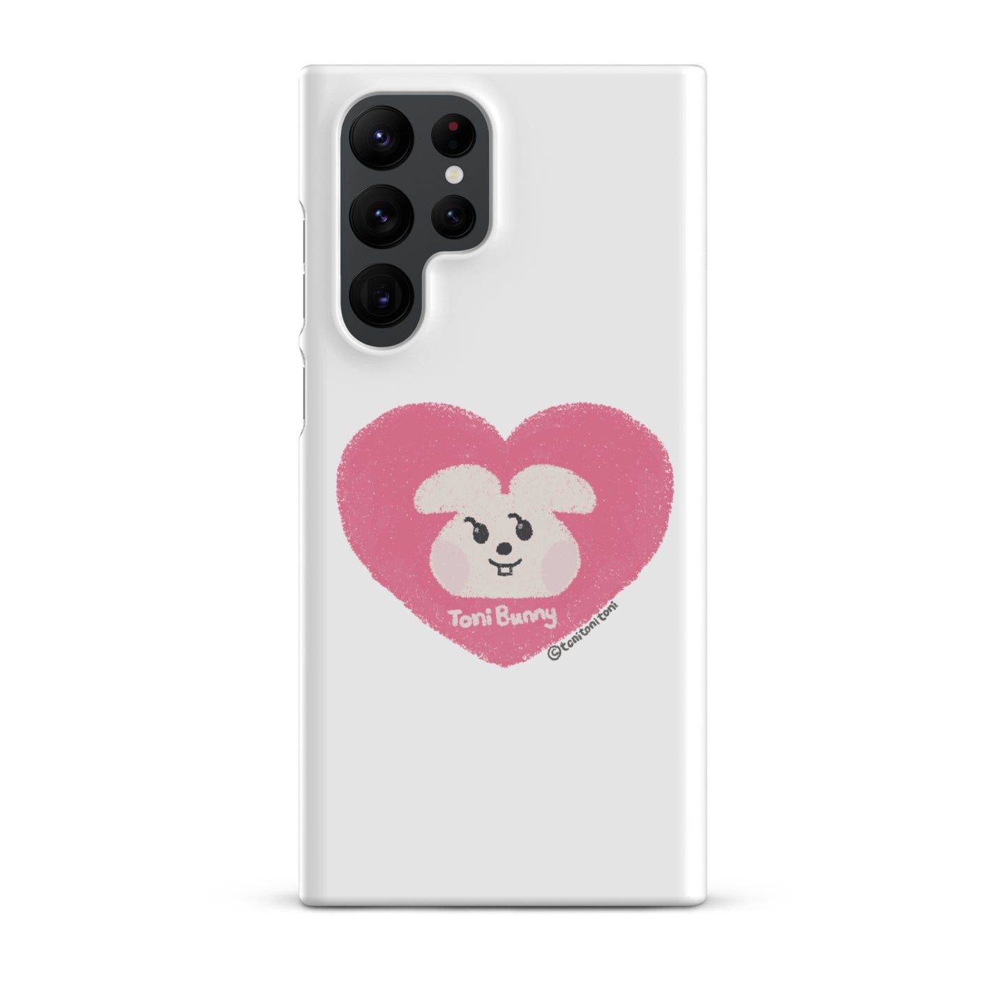 π ToniBunny Pink Heart Logo Samsung Snap Case π