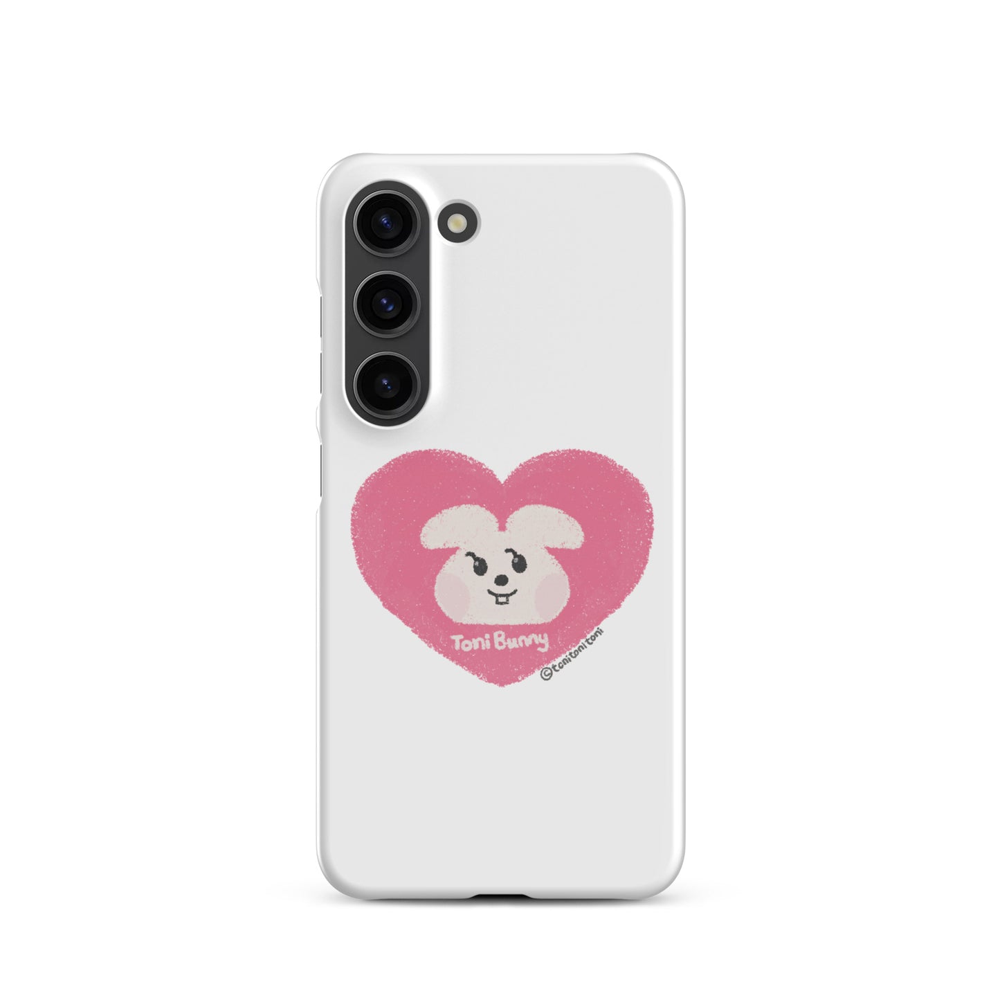 π ToniBunny Pink Heart Logo Samsung Snap Case π