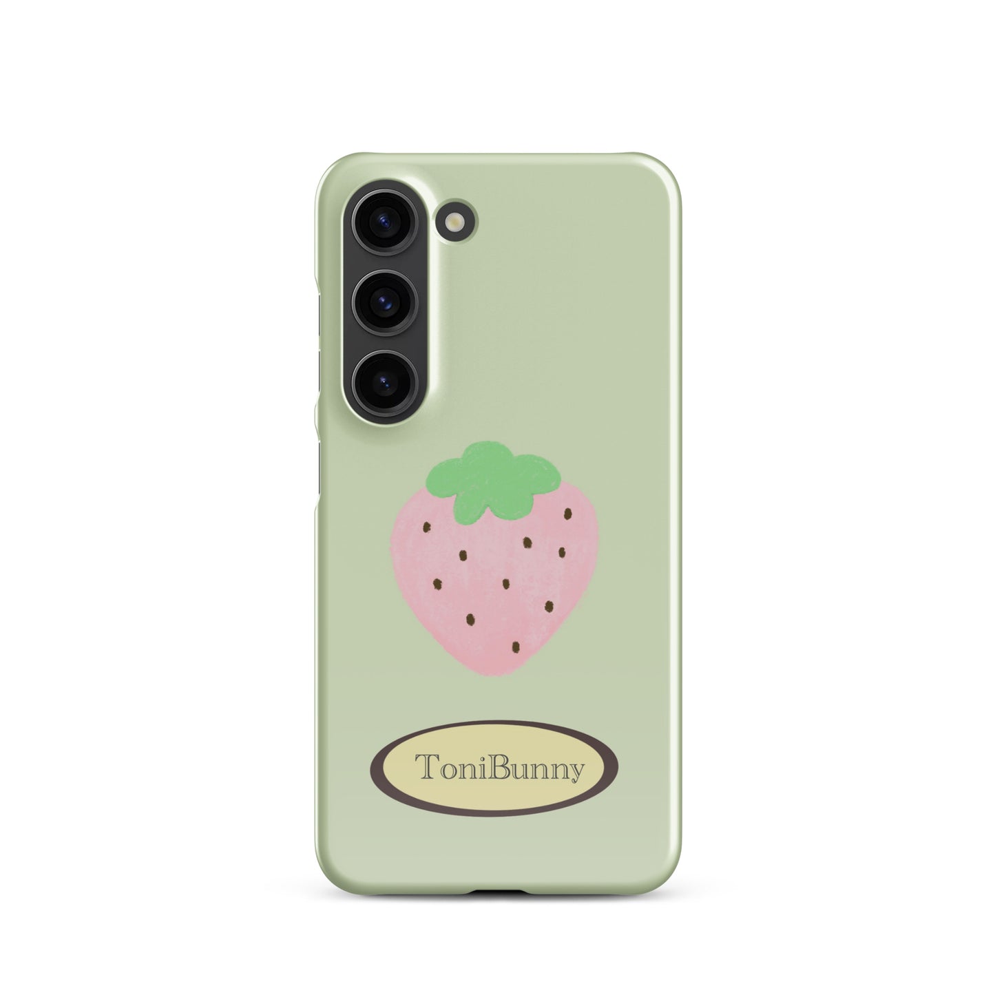 π Green Strawberry Samsung Snap Case π
