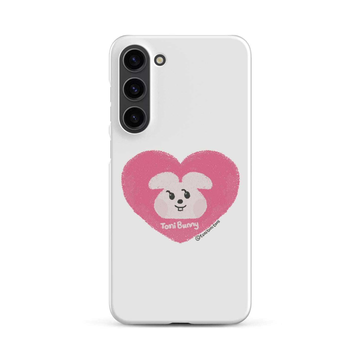 π ToniBunny Pink Heart Logo Samsung Snap Case π