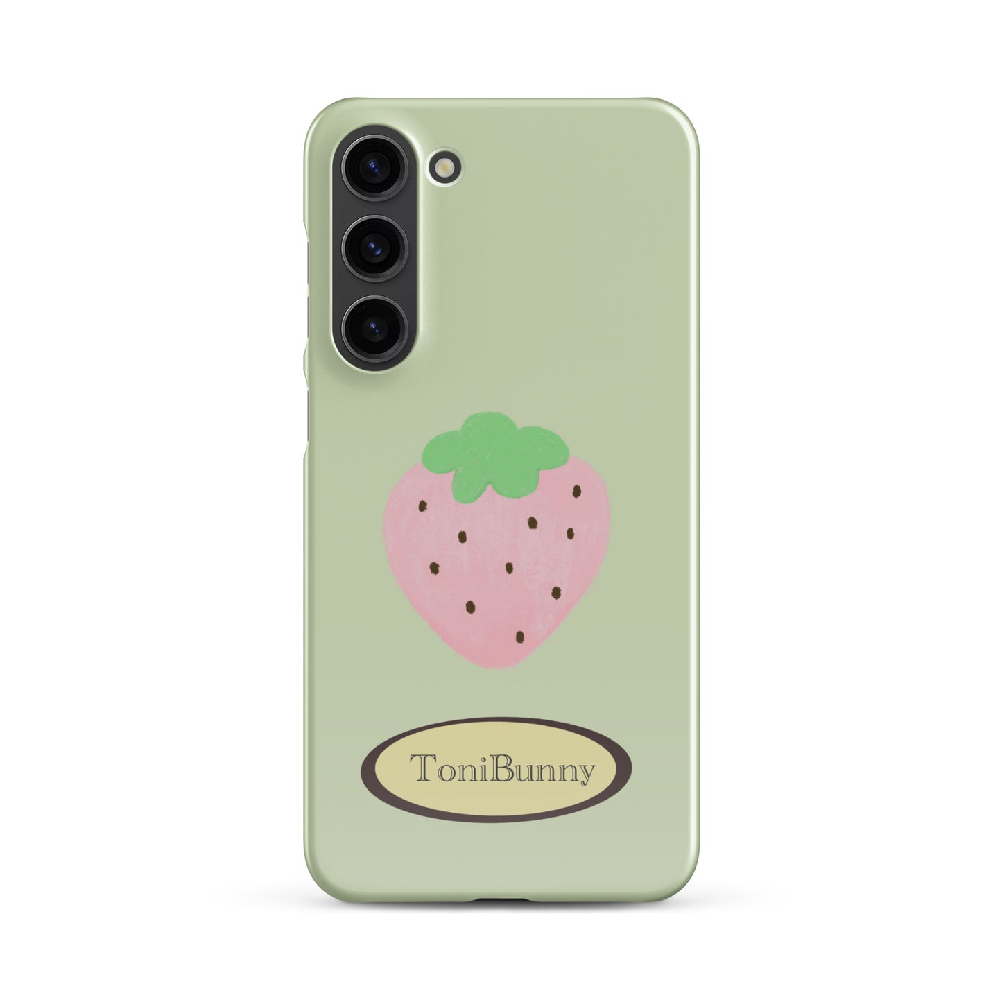 π Green Strawberry Samsung Snap Case π