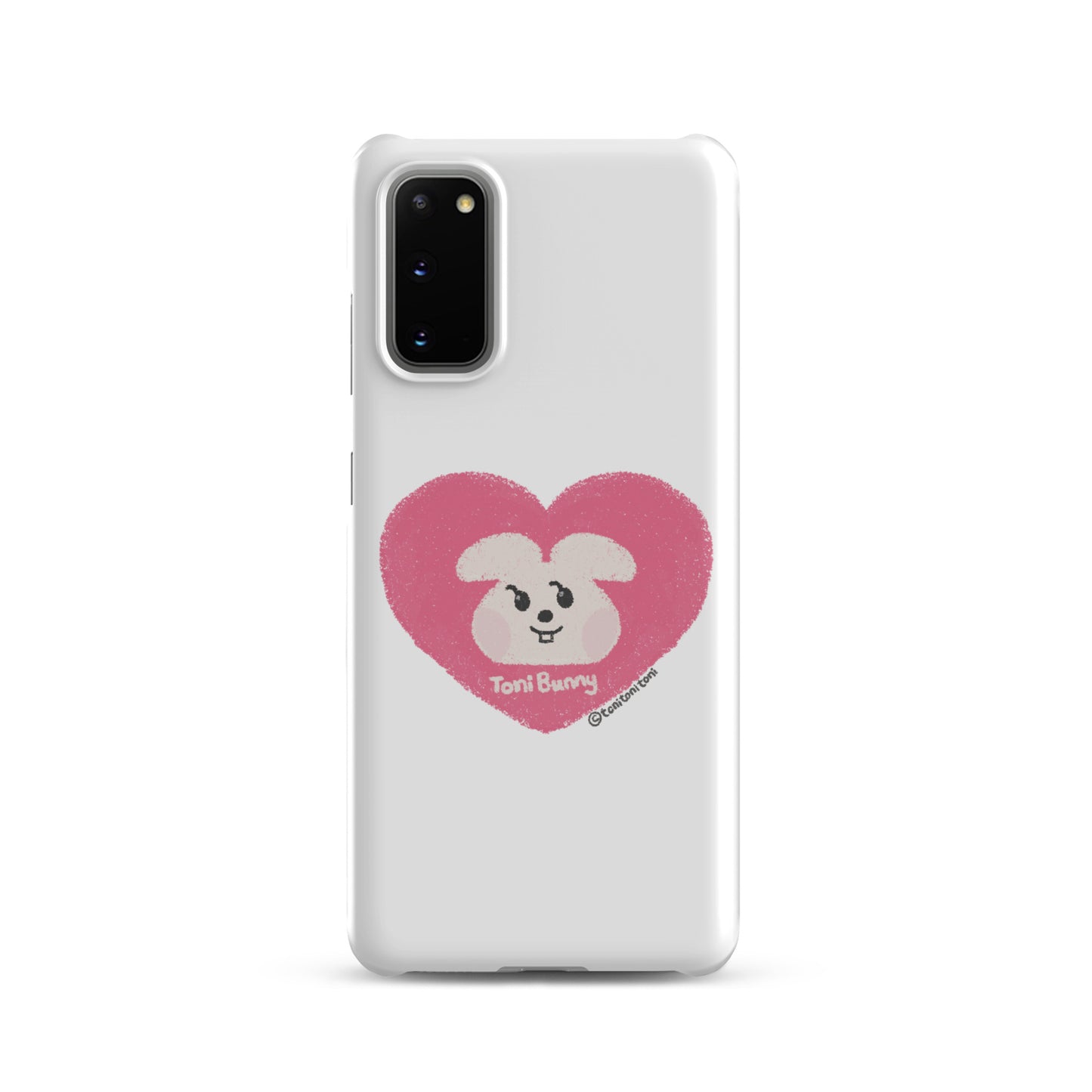 π ToniBunny Pink Heart Logo Samsung Snap Case π