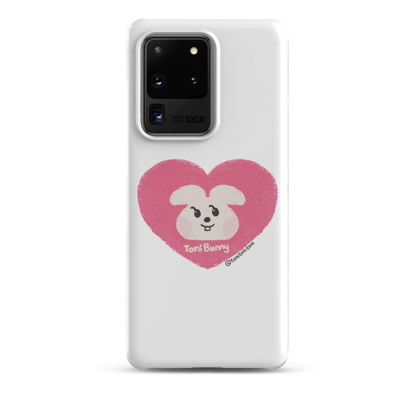 π ToniBunny Pink Heart Logo Samsung Snap Case π