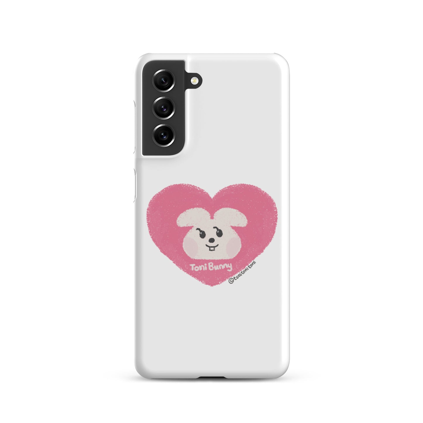 π ToniBunny Pink Heart Logo Samsung Snap Case π
