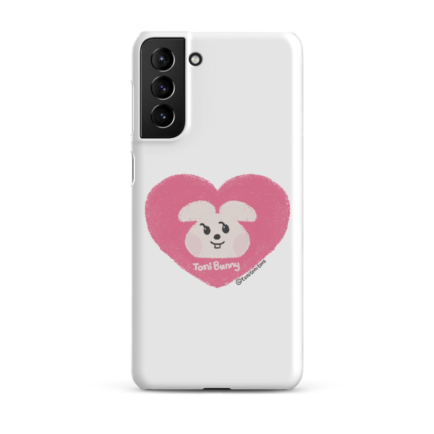 π ToniBunny Pink Heart Logo Samsung Snap Case π