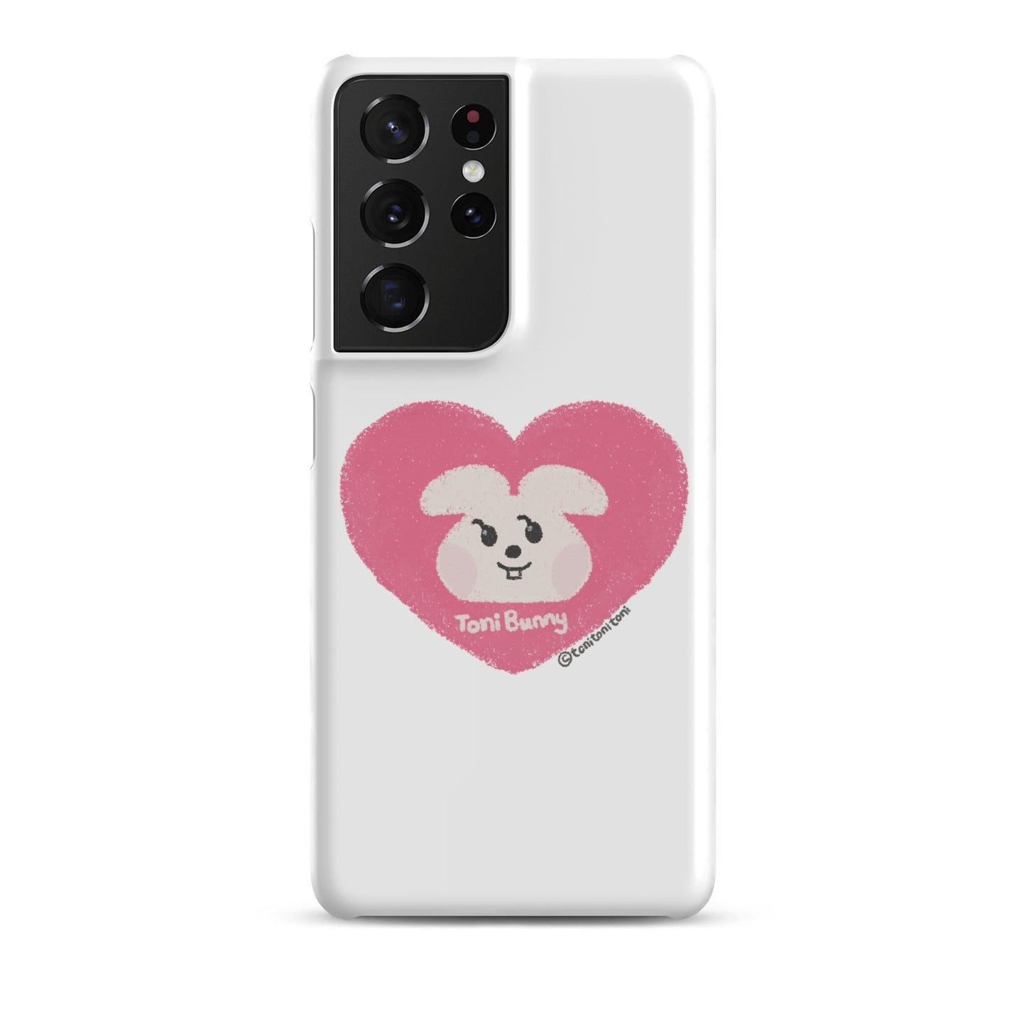 π ToniBunny Pink Heart Logo Samsung Snap Case π