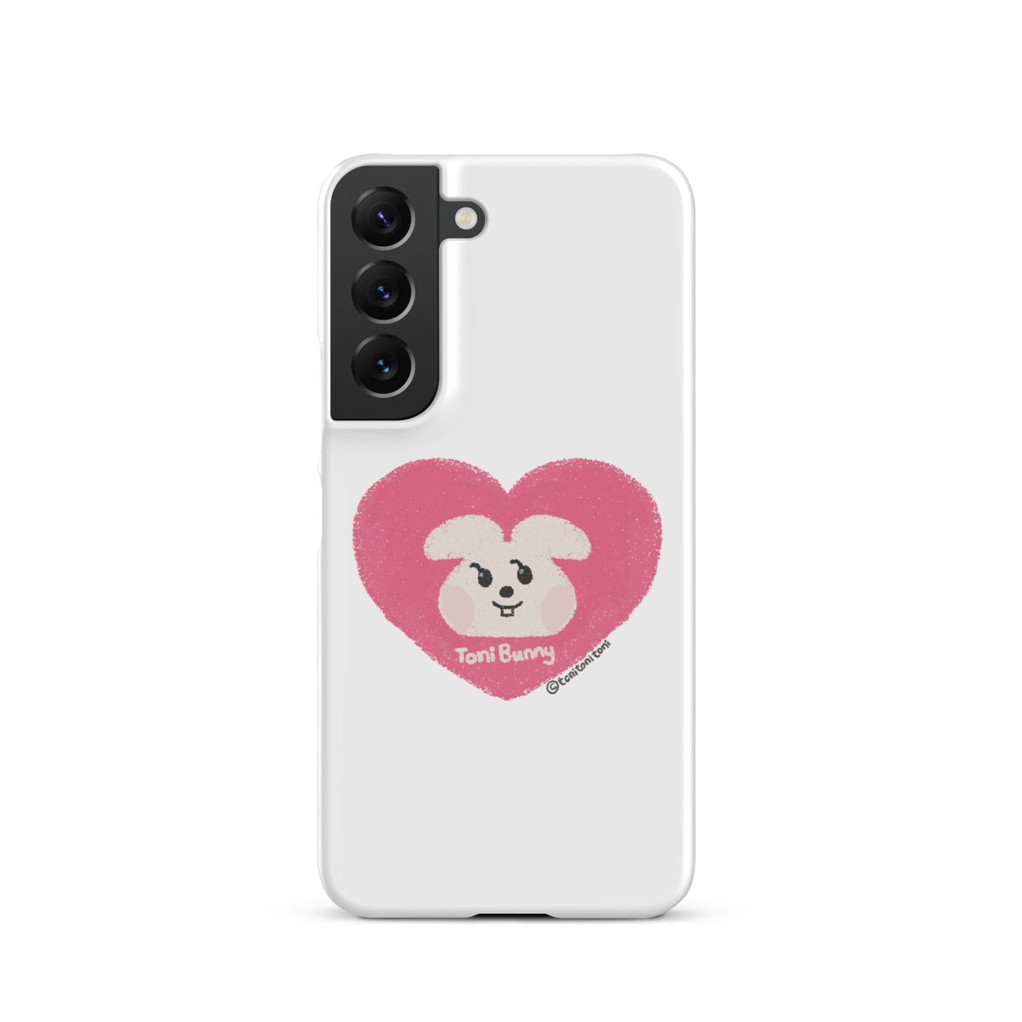 π ToniBunny Pink Heart Logo Samsung Snap Case π