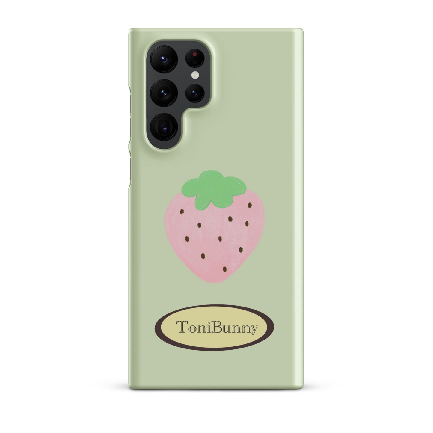 π Green Strawberry Samsung Snap Case π