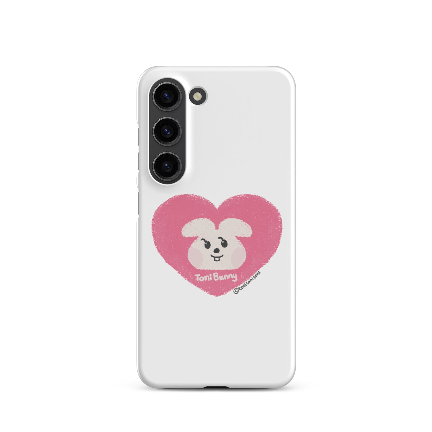 π ToniBunny Pink Heart Logo Samsung Snap Case π