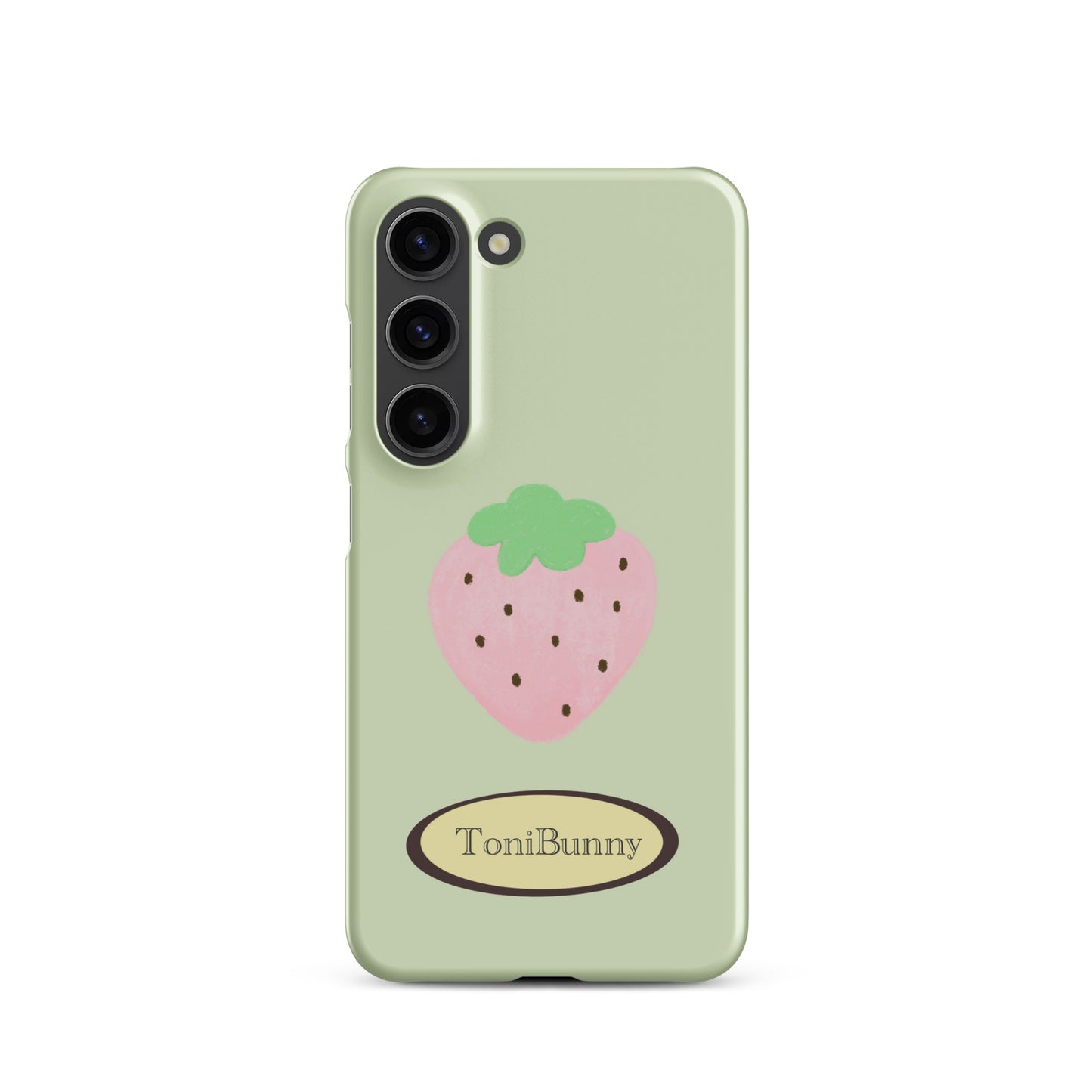 π Green Strawberry Samsung Snap Case π