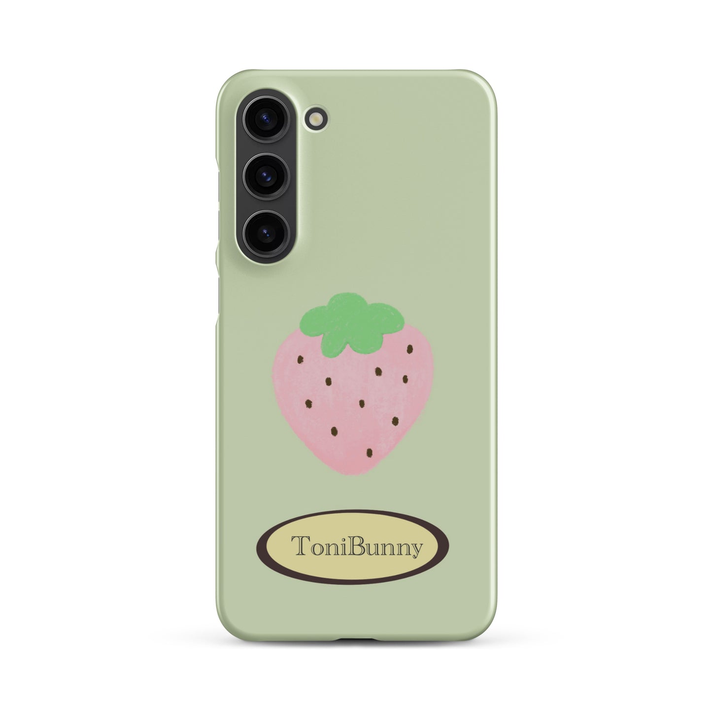 π Green Strawberry Samsung Snap Case π