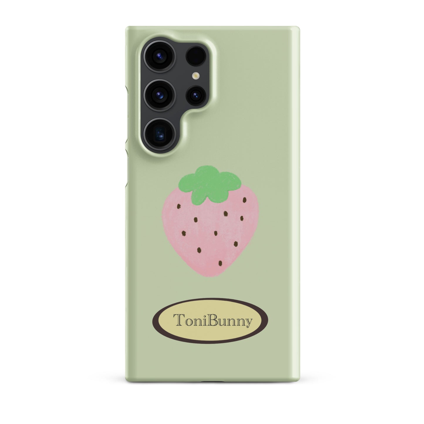 π Green Strawberry Samsung Snap Case π