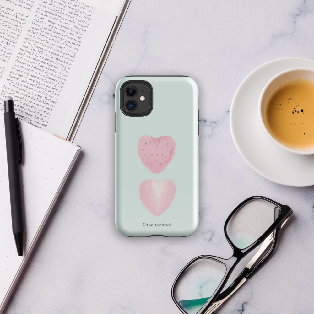 🍓Blue Strawberry iPhone Tough Case🍓
