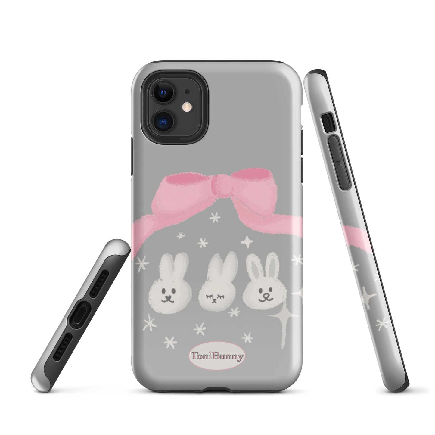 π ToniBunny Ribbon Bunny Friends iPhone Tough Case π