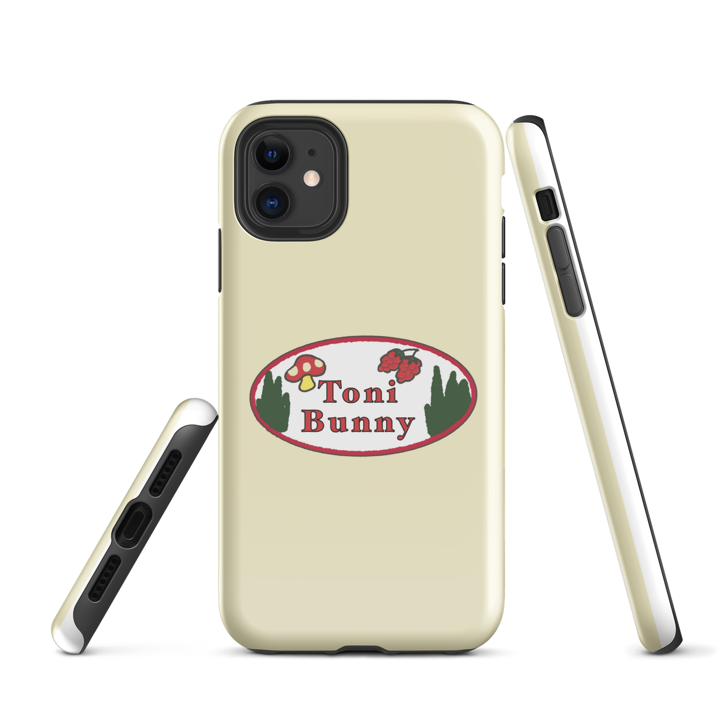 π ToniBunny Mushroom Logo iPhone Tough Case π