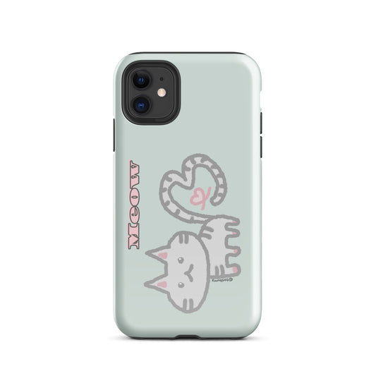 πΎ Meow Cat Mint iPhone Tough Case πΎ