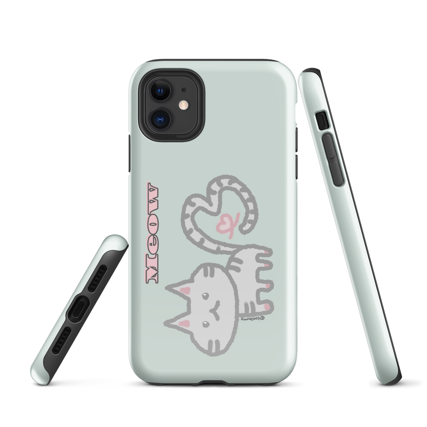 ๐พ Meow Cat Mint iPhone Tough Case ๐พ