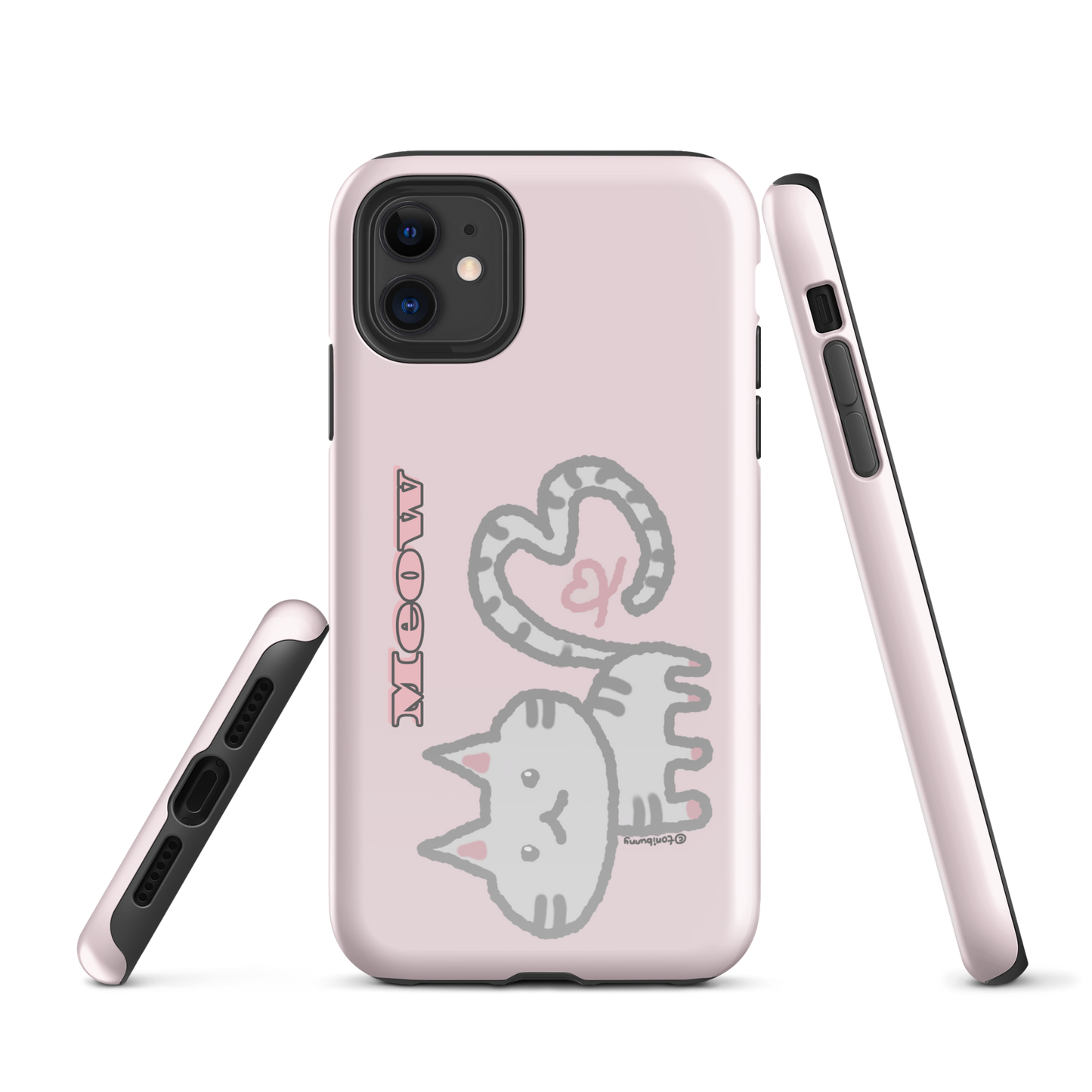 πΎ Meow Cat Pink iPhone Tough Case πΎ