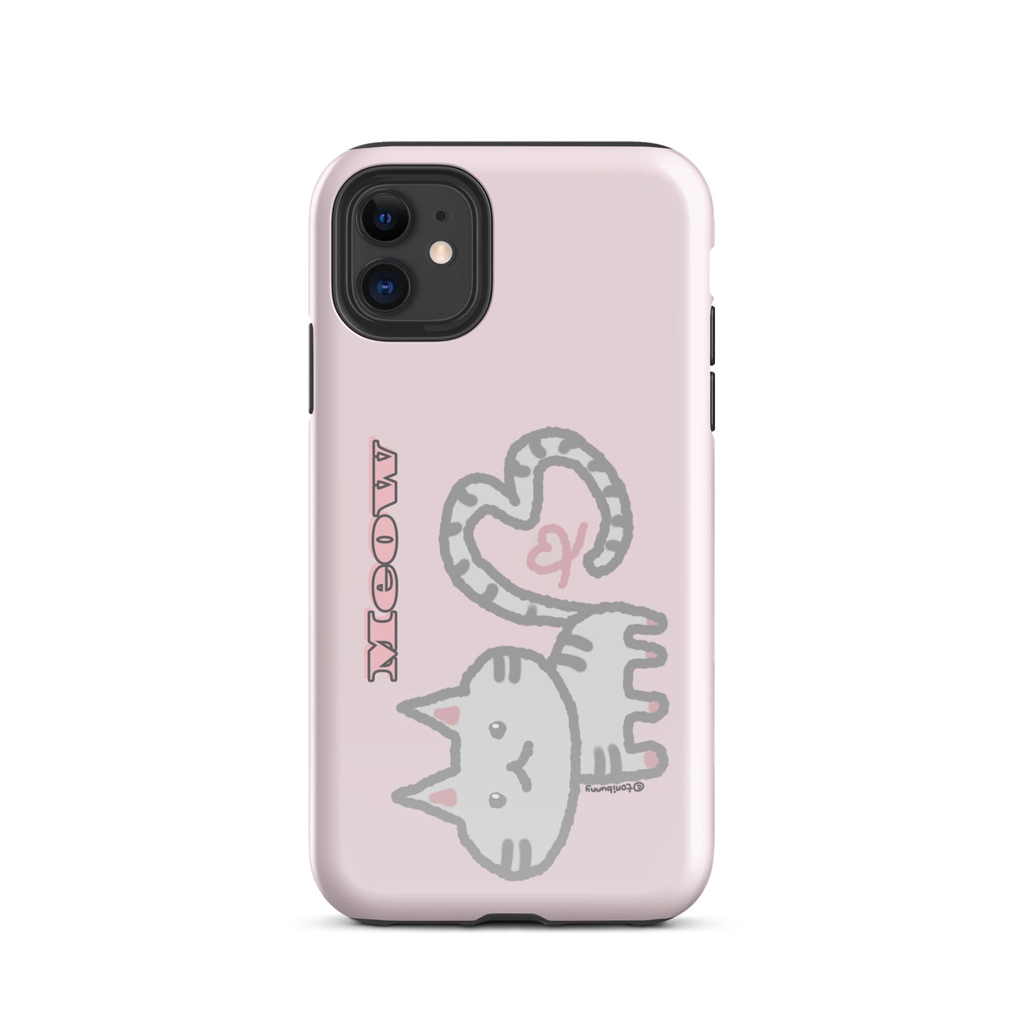 πΎ Meow Cat Pink iPhone Tough Case πΎ
