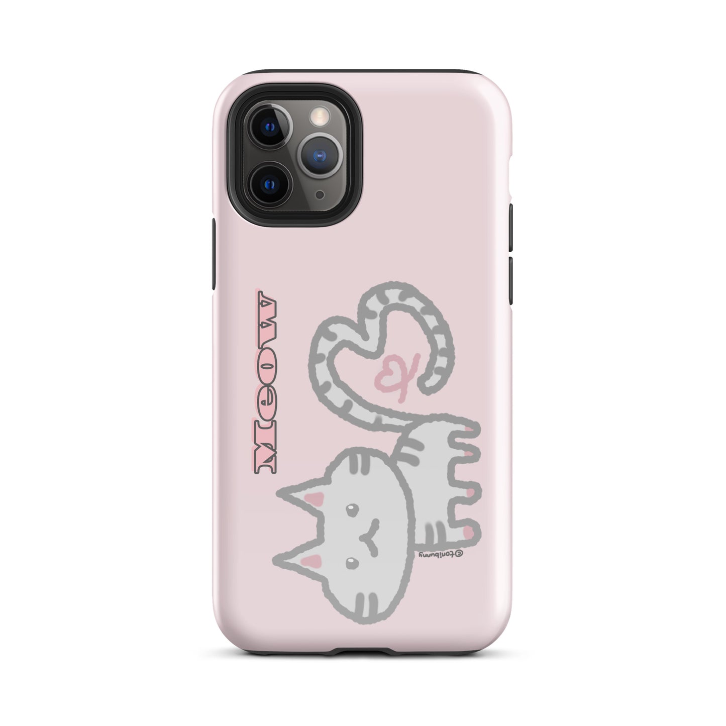 πΎ Meow Cat Pink iPhone Tough Case πΎ