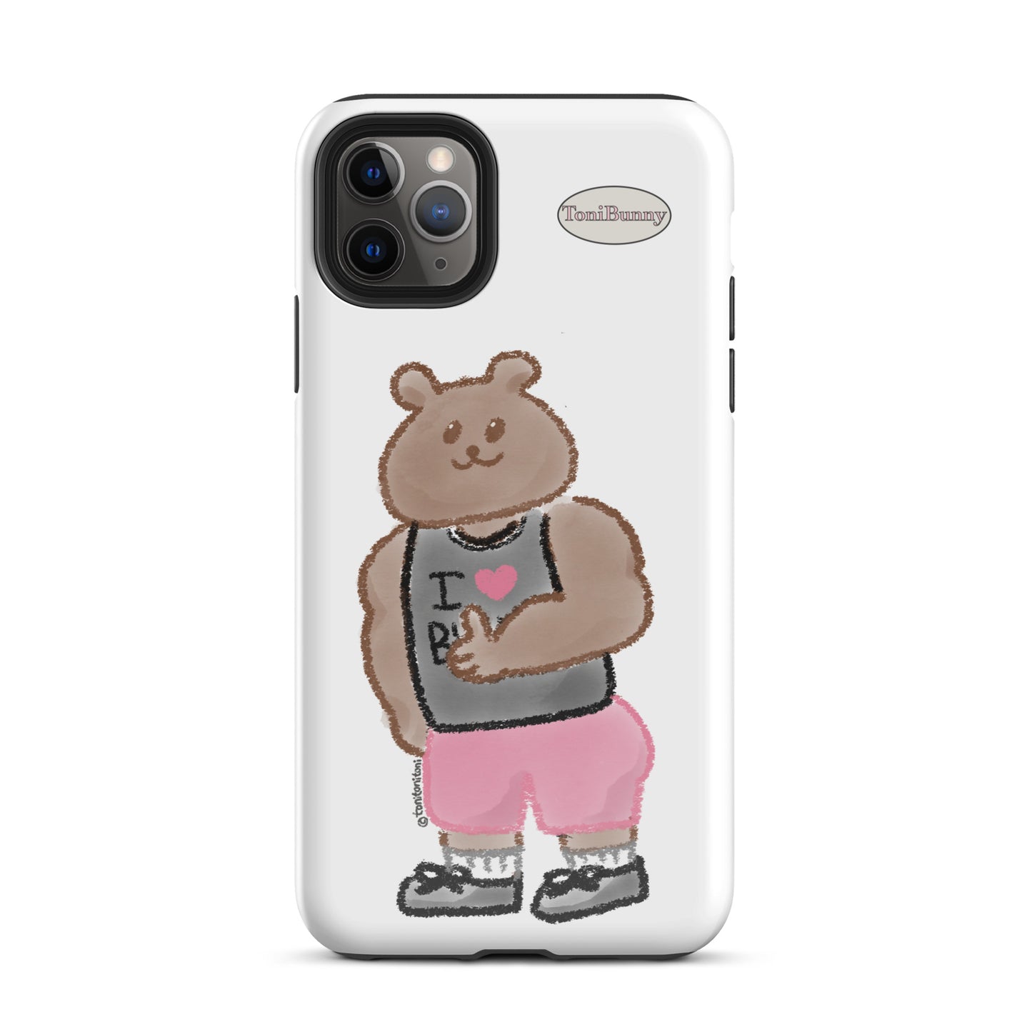 π» Athletic ToniBear iPhone Tough Case π»