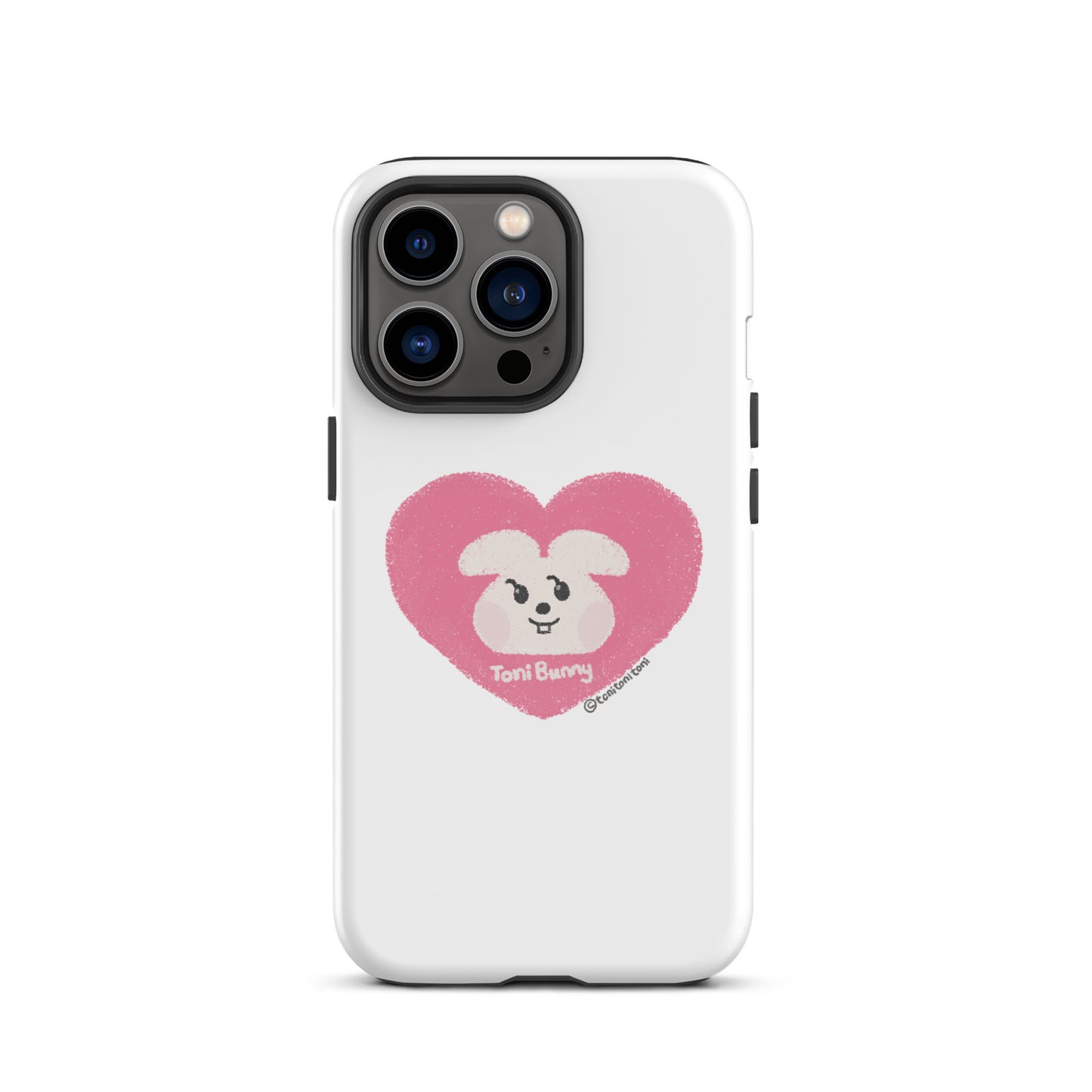 π ToniBunny Pink Heart iPhone Tough Case π