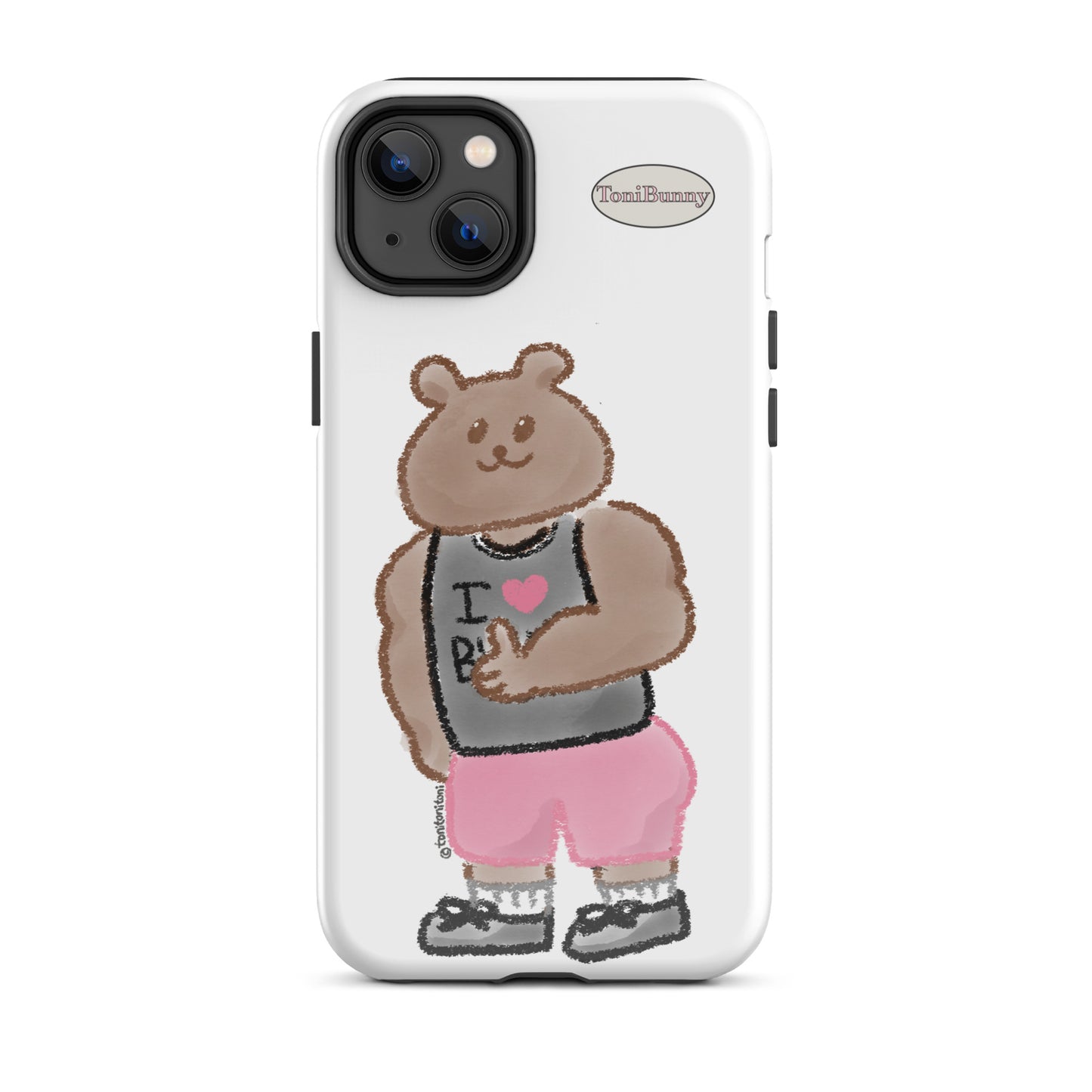 π» Athletic ToniBear iPhone Tough Case π»