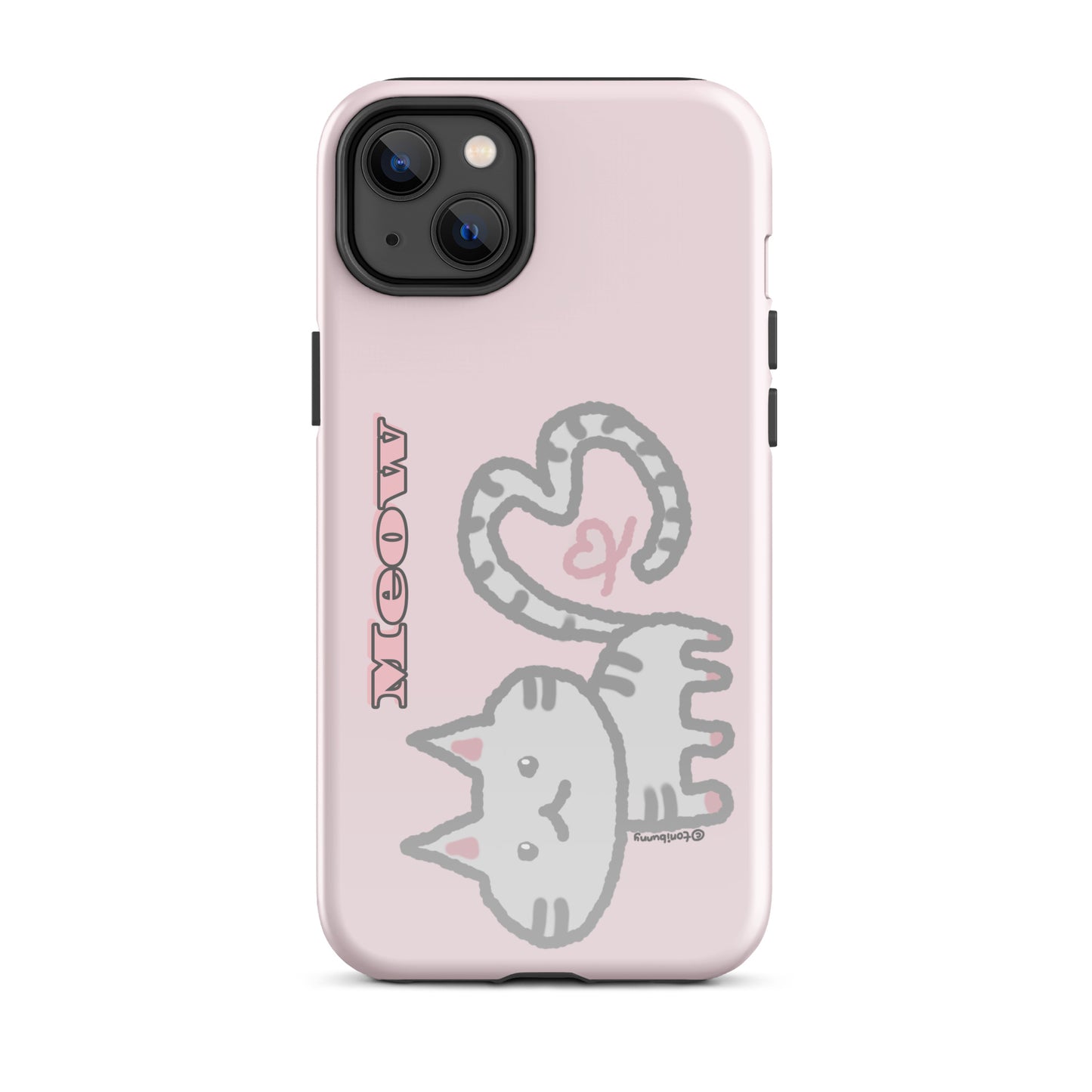πΎ Meow Cat Pink iPhone Tough Case πΎ