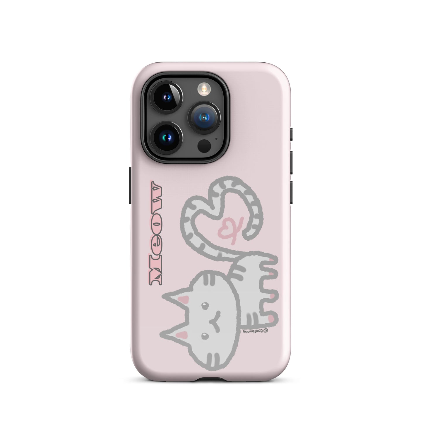 πΎ Meow Cat Pink iPhone Tough Case πΎ