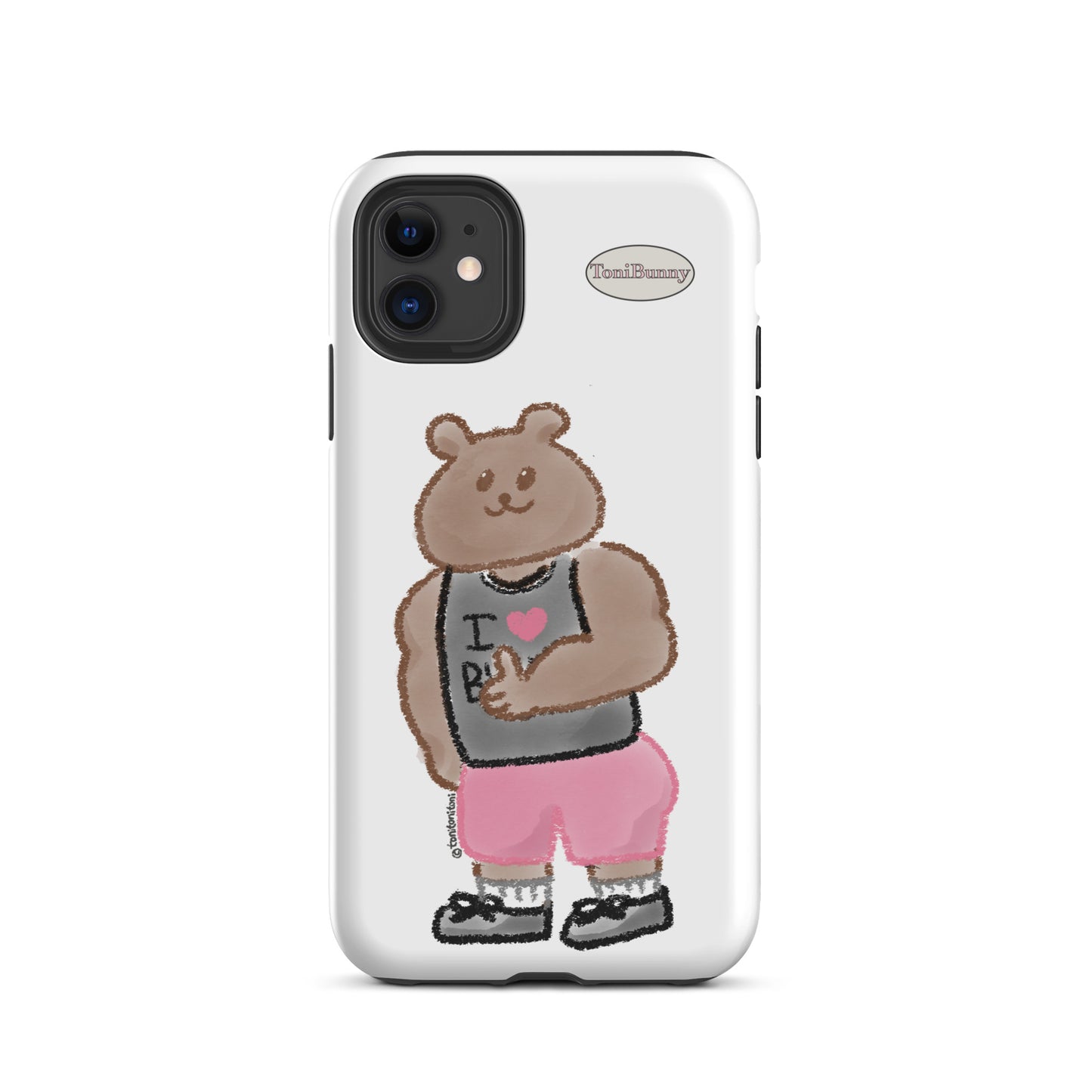 π» Athletic ToniBear iPhone Tough Case π»