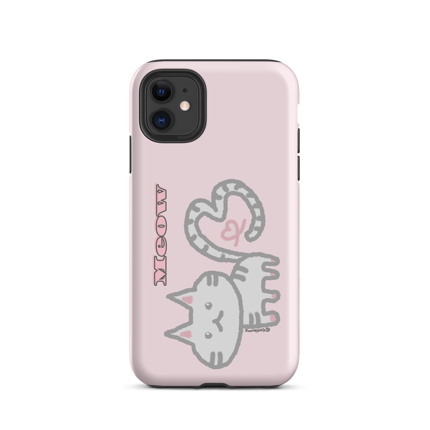 πΎ Meow Cat Pink iPhone Tough Case πΎ