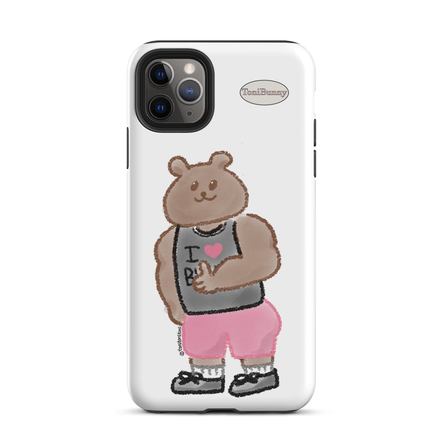 π» Athletic ToniBear iPhone Tough Case π»