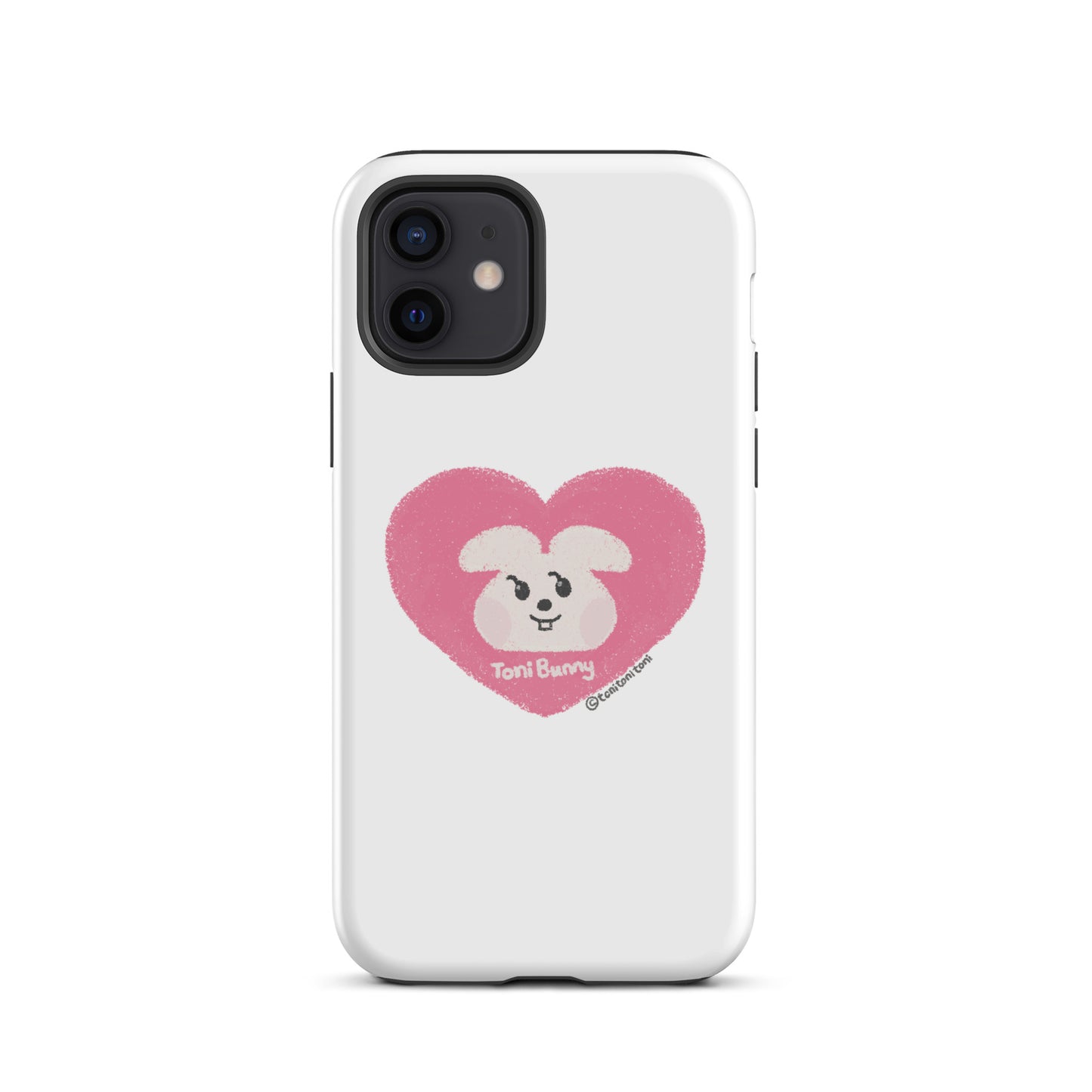 π ToniBunny Pink Heart iPhone Tough Case π
