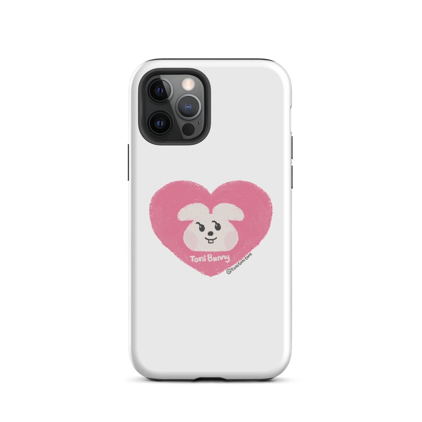 π ToniBunny Pink Heart iPhone Tough Case π