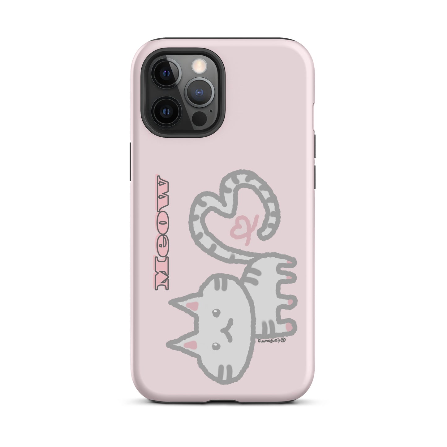 πΎ Meow Cat Pink iPhone Tough Case πΎ