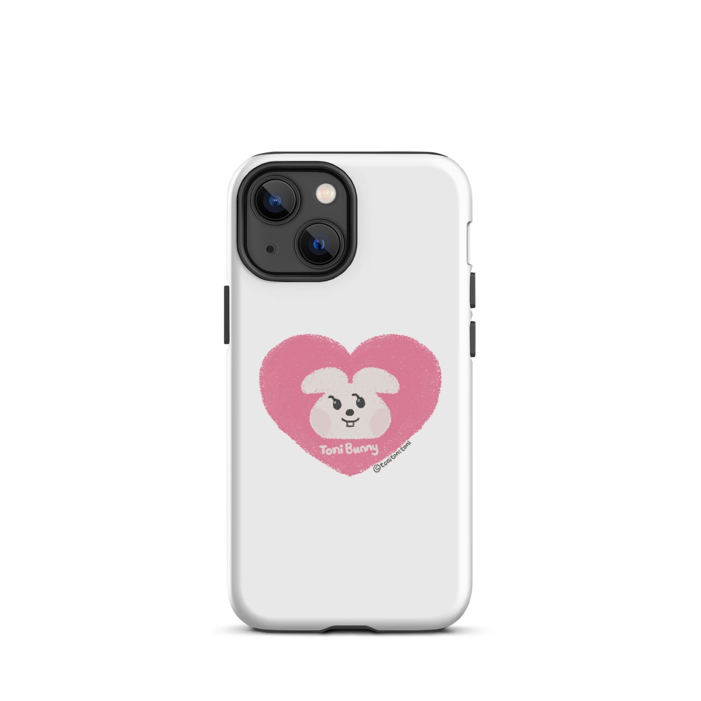 π ToniBunny Pink Heart iPhone Tough Case π